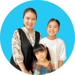 洞口愛理さん（小4）・優希さん（6才）・勢津子さん［東京都／スガナミ楽器］